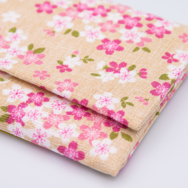 念珠ケース S かすり桜 ベージュ マジックテープ式 | 【公式】創価学会
